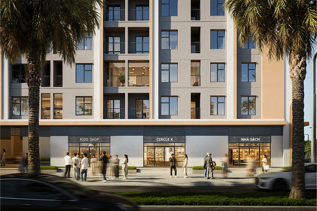 Khu chợ đêm sầm uất và Shophouse